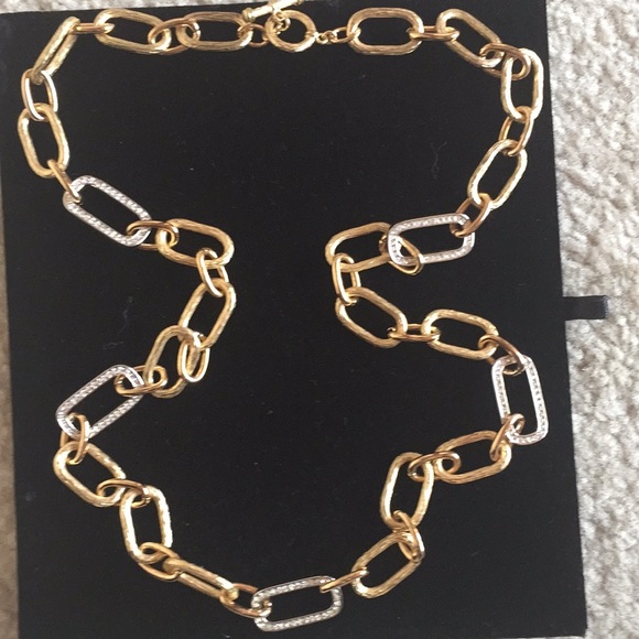 28” Gold link necklace - Picture 2 of 8